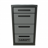 Тумба 4 ящика для верстака GAROPT  (СЕРАЯ) Тумба 4 ящика для верстака GAROPT  (СЕРАЯ)