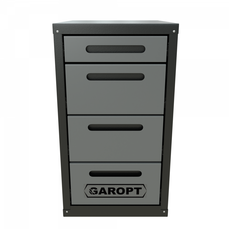 Тумба 4 ящика для верстака GAROPT (СЕРАЯ) Тумба 4 ящика для верстака GAROPT (СЕРАЯ)