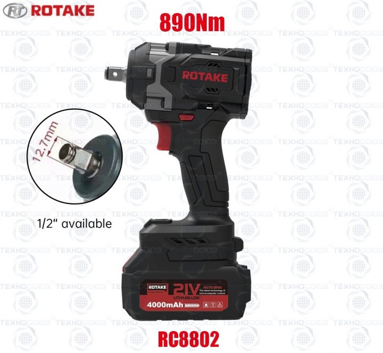 Гайковерт аккумуляторный RC8802 Гайковерт аккумуляторный RC8802
