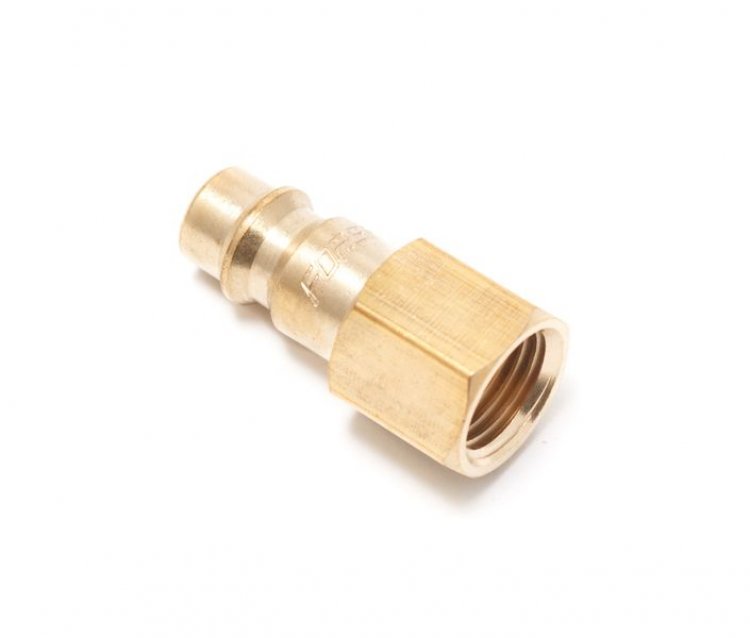 Штуцер для быстроразъема внутр. резьба 3/8" (латунный) Штуцер для быстроразъема внутр. резьба 3/8" (латунный)