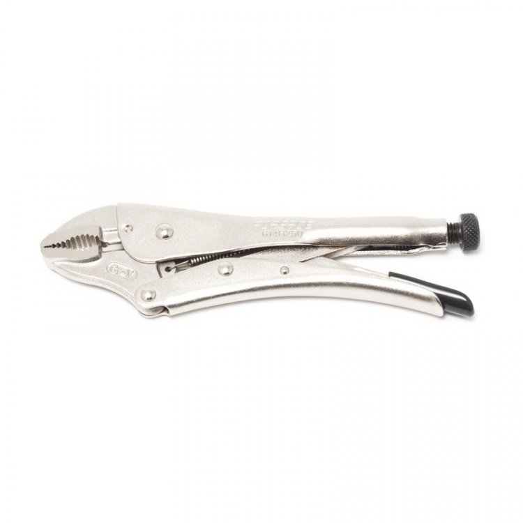 Зажим гейферный с "овальными губками" "Profi" 7"-175мм, в блистере Зажим гейферный с "овальными губками" "Profi" 7"-175мм, в блистере