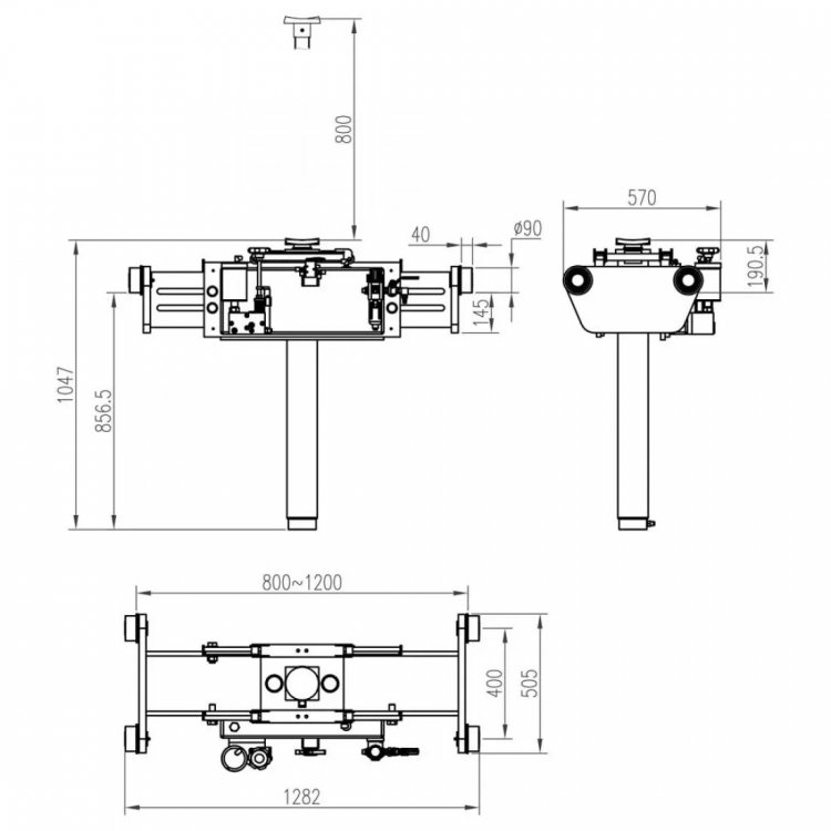 Подъемник канавный г/п 16 т. Horex, арт. DP16A
