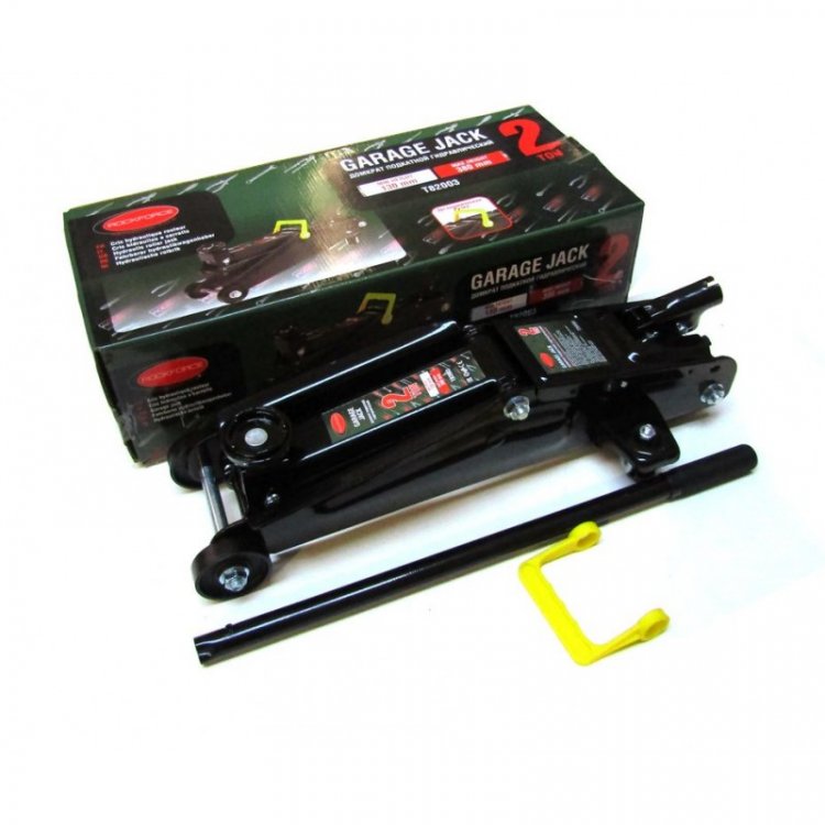 Домкрат подкатной гидравлический 2 т (h min 130мм, h max 380мм) Домкрат подкатной гидравлический 2 т (h min 130мм, h max 380мм)