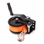 Лебедка ручная ,барабанного типа (нейлоновый ремень), 450кг(50мм*10м)