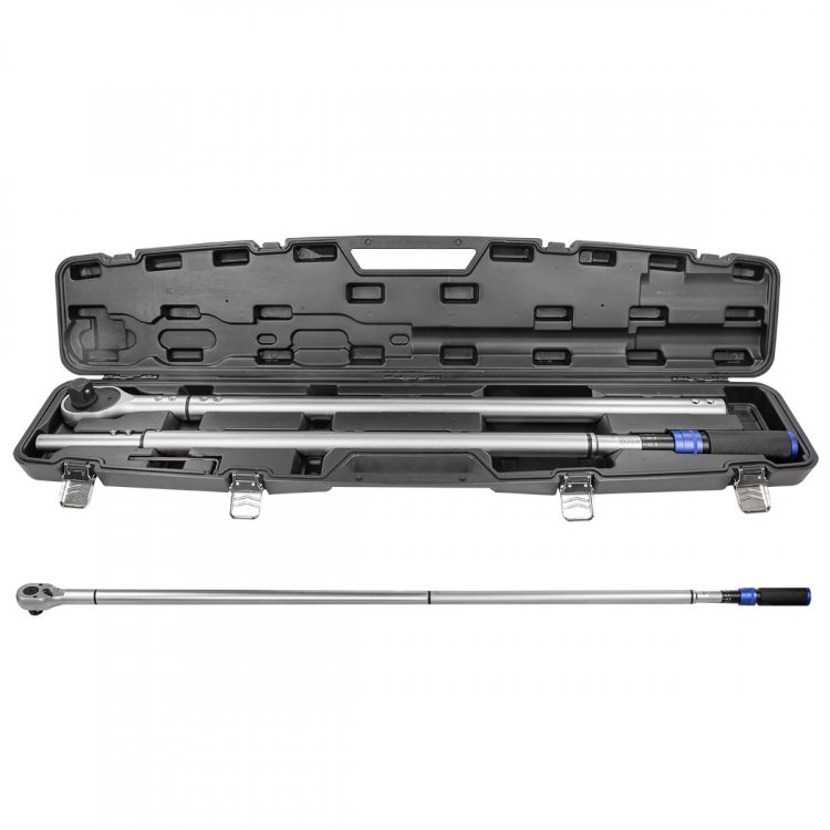 Ключ динамометрический щелчкового "Profi" 480-1500Nm, 1" ,в пластиковом футляре (Taiwan) Ключ динамометрический щелчкового "Profi" 480-1500Nm, 1" ,в пластиковом футляре (Taiwan)