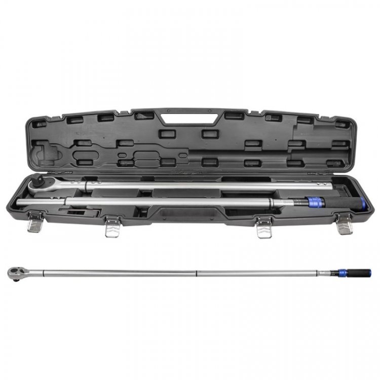 Ключ динамометрический щелчкового "Profi" 480-1500Nm, 1" ,в пластиковом футляре (Taiwan) Ключ динамометрический щелчкового "Profi" 480-1500Nm, 1" ,в пластиковом футляре (Taiwan)