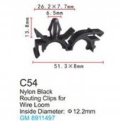 Клипса для крепления внутренней обшивки а/м GM пластиковая (100шт/уп.) Клипса для крепления внутренней обшивки а/м GM пластиковая (100шт/уп.)