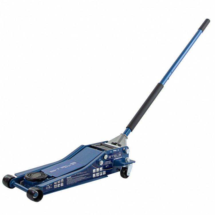 Домкрат гидравлический подкатной, быстр.подъем, Зт LOW PROFILE QUICK LIFT, 75-515 мм, проф// Stels Домкрат гидравлический подкатной, быстр.подъем, Зт LOW PROFILE QUICK LIFT, 75-515 мм, проф// Stels