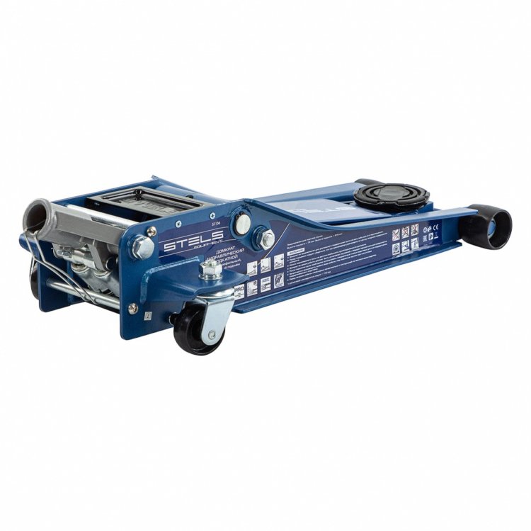 Домкрат гидравлический подкатной, быстр.подъем, Зт LOW PROFILE QUICK LIFT, 75-515 мм, проф// Stels Домкрат гидравлический подкатной, быстр.подъем, Зт LOW PROFILE QUICK LIFT, 75-515 мм, проф// Stels