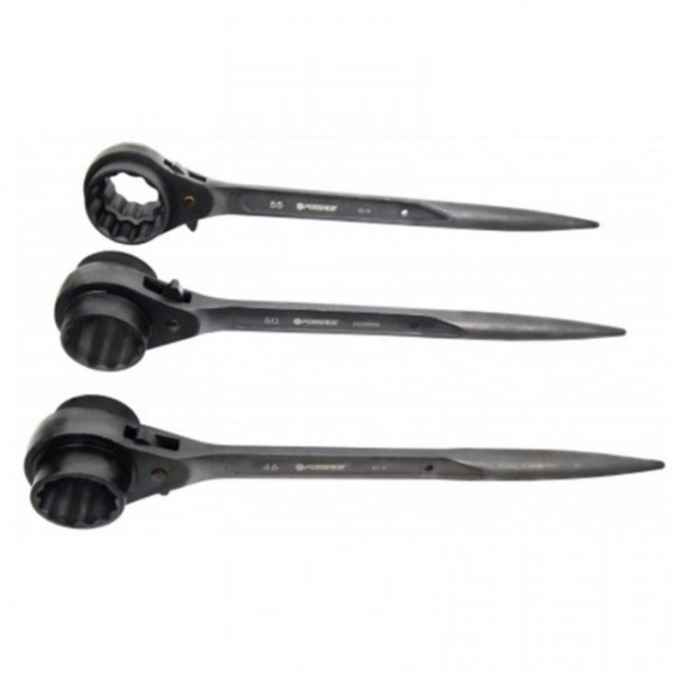 Ключ трещоточный ступичный усиленный 19х21