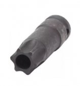 Головка-бита TORX ударная TH60 с отверстием, 1/2"