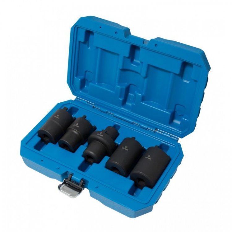 Набор головок зубчатых 1/2" 5пр.(Mercedes Benz W460,461,463,116,123,107,114,115,116), в кейсе Набор головок зубчатых 1/2" 5пр.(Mercedes Benz W460,461,463,116,123,107,114,115,116), в кейсе