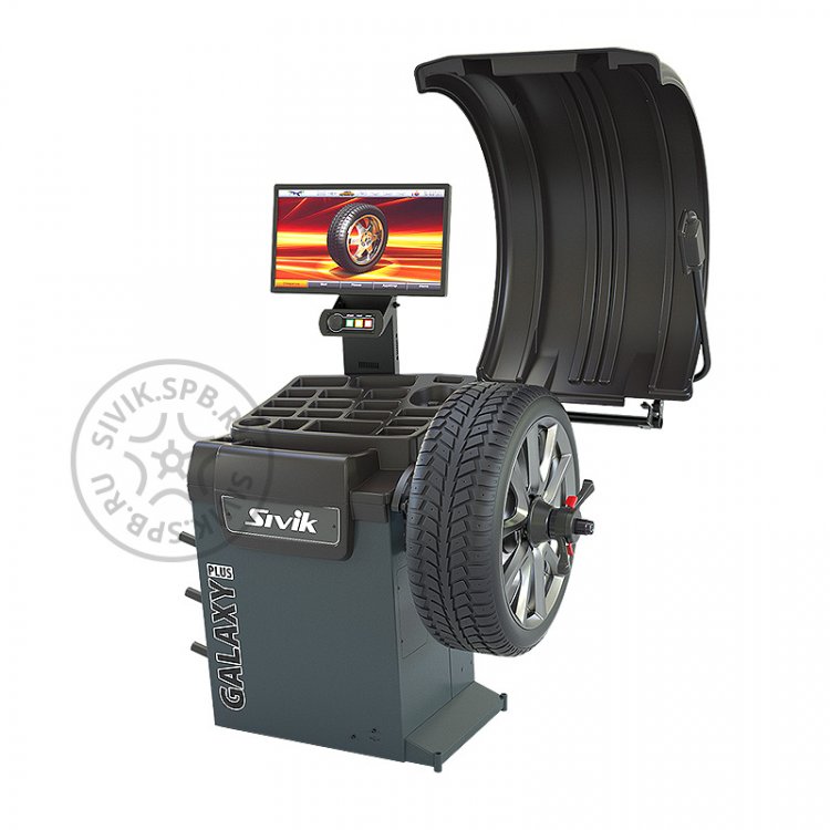 Балансировочный станок GALAXY Plus серый Балансировочный станок GALAXY Plus серый