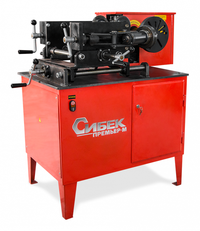 Премьер М  (ДП9.000М СБ) Стенд для правки дисков (электрический стенд 380В с винтовым приводом роликов для прокатки стальных дисков)