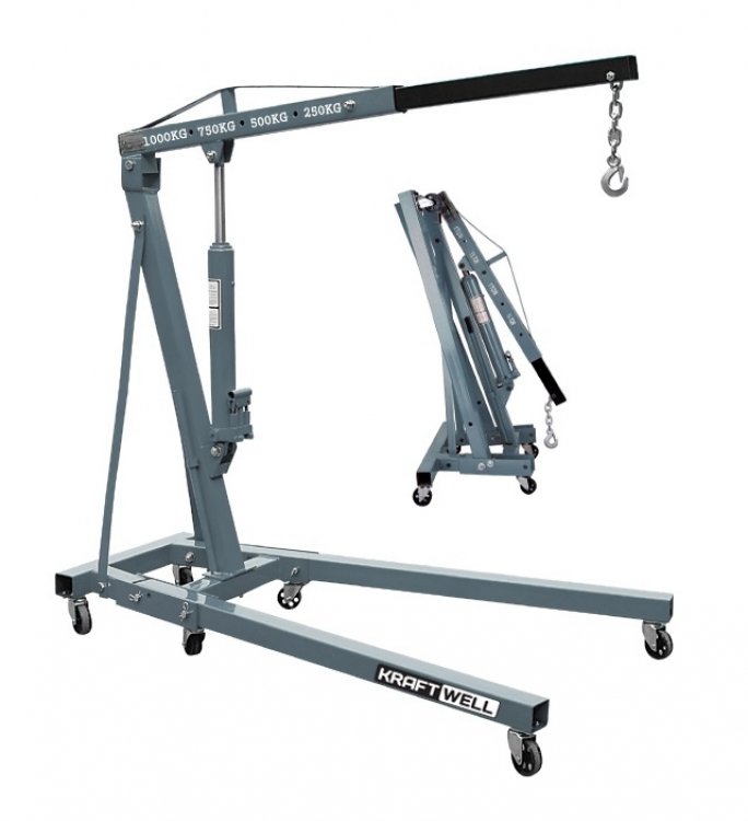 Кран складной двухтактный г/п 1 т.