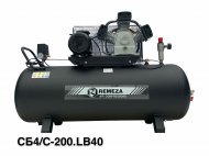 Компрессор поршневой 200.LB40 REMEZA (Белоруссия): 580 л/мин., 10 бар, ресивер 200 л., 3 кВт, 380В, габариты без упак. 1460x560x1150 мм, 140 кг. Компрессор поршневой 200.LB40 REMEZA (Белоруссия): 580 л/мин., 10 бар, ресивер 200 л., 3 кВт, 380В, габариты без упак. 1460x560x1150 мм, 140 кг.