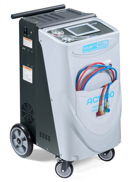 Станция автомат для заправки автомобильных кондиционеров, сенсорный дисплей