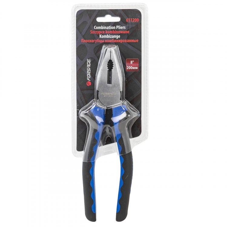 Плоскогубцы комбинированные 8''-200мм, в блистере