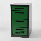 Тумба 4 ящика для верстака GAROPT  (ЗЕЛЕНАЯ) Тумба 4 ящика для верстака GAROPT  (ЗЕЛЕНАЯ)