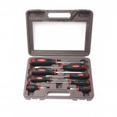 Набор отверток магнитных "Profi"8пр.(SL:6.5х38мм,5.5х100мм,6.5х125мм; PH:2х38мм,1х75мм,2х125мм,3х125мм+магнит телескоп. 190-550мм)в кейсе