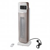 Тепловентилятор электрический поворотный (220V,2000W,S обогрева 20м²,защита от перегрева+пульт ДУ)