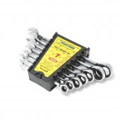 Набор ключей комбинированных трещоточных 7пр.(8,10,12,13,14,17,19мм)