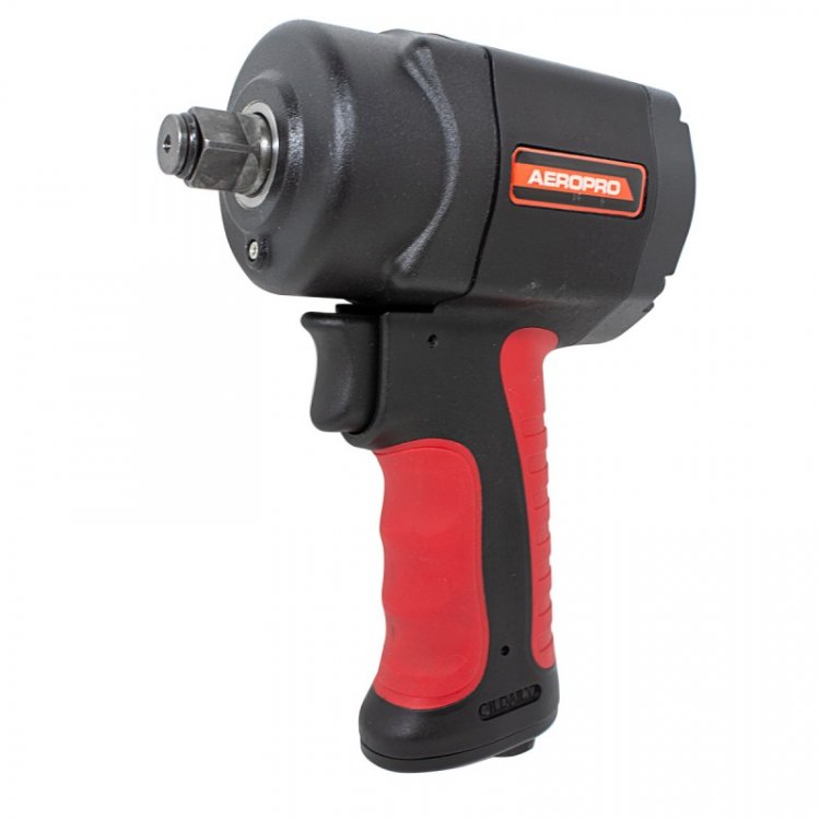 Пневмогайковерт ударный ''Compact''в облегченном корпусе с реверсом и регулировкой усилия 1/2''(1200Hм, 11000 об/мин,6.3bar,170 л/мин,1.2кг) Пневмогайковерт ударный ''Compact''в облегченном корпусе с реверсом и регулировкой усилия 1/2''(1200Hм, 11000 об/мин,6.3bar,170 л/мин,1.2кг)