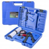 Приспособление для проверки герметичности систем (давление 0-3bar, вакуум -1 - 0 bar) в кейсе.