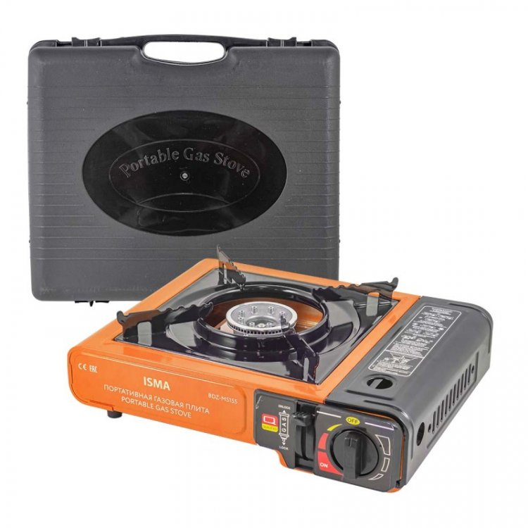 Плита газовая портативная (34х25.5х8.5см, 2.5кВт, 700°С, расход газа 160г/ч)