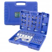 Набор инструментов для проверки дизельных форсунок Common-Rail в комплекте с адаптерами 31пр., в кейсе Набор инструментов для проверки дизельных форсунок Common-Rail в комплекте с адаптерами 31пр., в кейсе