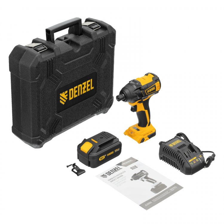 Винтоверт ударный аккумуляторный бесщет CID-IB-200 18В Li-Ion// Denzel Винтоверт ударный аккумуляторный бесщет CID-IB-200 18В Li-Ion// Denzel