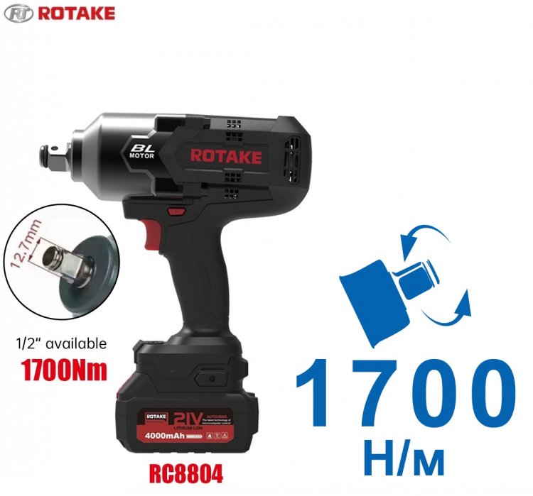 Гайковерт аккумуляторный RC8804 Гайковерт аккумуляторный RC8804