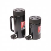 Цилиндр гидравлический с резьбовым штоком и гайкой для механической фиксации 20т (ход штока-100мм, Ø штока-60мм,общий Ø-83мм, L-198мм, 700bar) Цилиндр гидравлический с резьбовым штоком и гайкой для механической фиксации 20т (ход штока-100мм, Ø штока-60мм,общий Ø-83мм, L-198мм, 700bar)