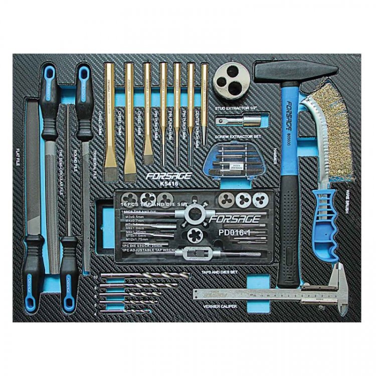 Набор ударного и режущего инструмента 41пр.,в ложементе