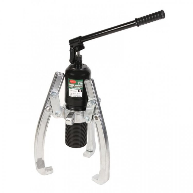 Съемник двух-трехлапый переставной гидравлический 50т(Ø захвата:200-500мм,мах. глубина захвата-250мм,ход штока-60мм)