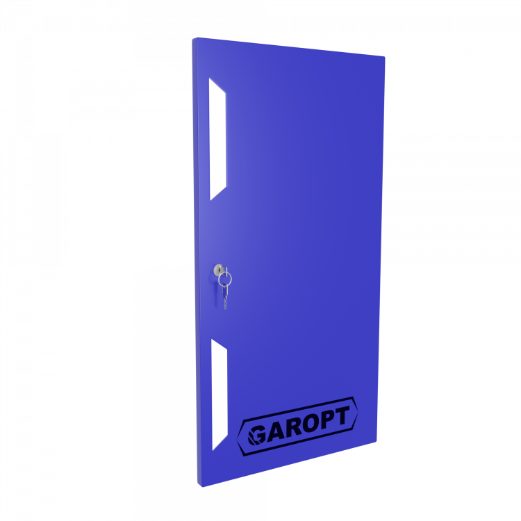 Фасад тумбы "дверь" для верстака GAROPT, серия STANDART, СИНИЙ