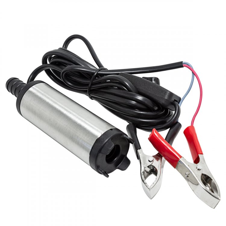 Насос для перекачки топлива (12V, 40W, 20л/мин, Ø38мм, Ø выходного отв. 16мм) Насос для перекачки топлива (12V, 40W, 20л/мин, Ø38мм, Ø выходного отв. 16мм)