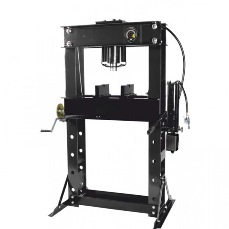 Пресс гидравлический напольный 40т, ручной/пневмо привод (рабочая высота: 125-1080мм, рабочая ширина: 685мм, рабочий стол: 325х685мм, ход штока: 175мм Пресс гидравлический напольный 40т, ручной/пневмо привод (рабочая высота: 125-1080мм, рабочая ширина: 685мм, рабочий стол: 325х685мм, ход штока: 175мм