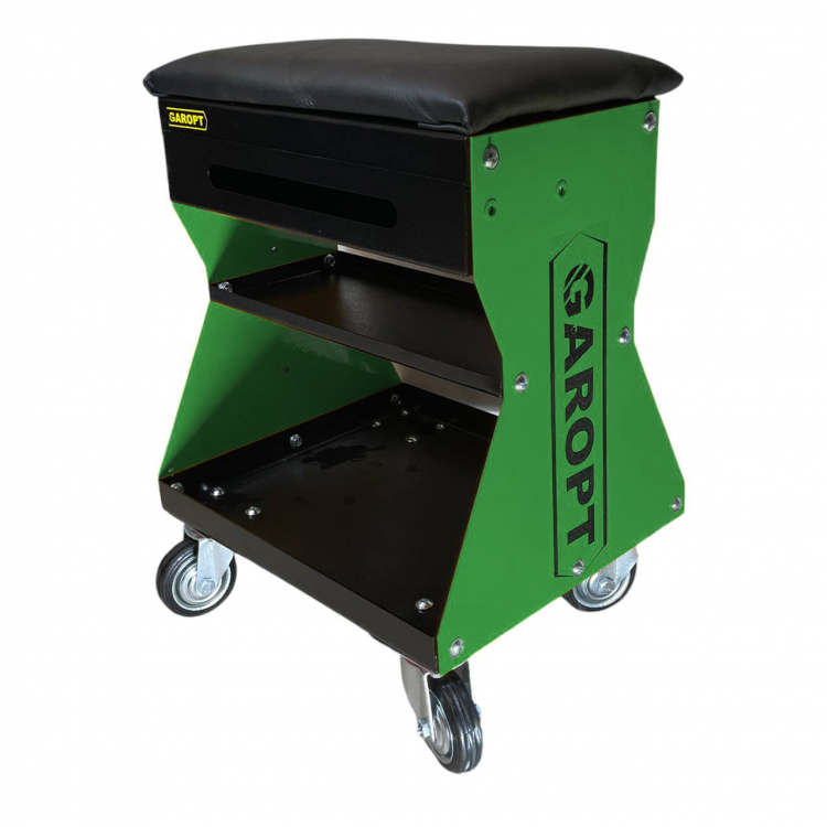 Стул / сиденье автослесаря GAROPT зеленый Стул / сиденье автослесаря GAROPT зеленый