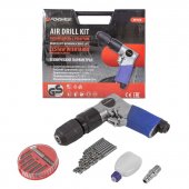 Пневмодрель с реверсом, набором бит и сверл 20пр(патрон:1-10мм,2200об/мин,6.3Bar,штуцер 1/4") Пневмодрель с реверсом, набором бит и сверл 20пр(патрон:1-10мм,2200об/мин,6.3Bar,штуцер 1/4")