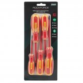 Набор отверток диэлектрических 5пр (SL 3х75, 4х100, 5.5х125мм; РН 1х80, 2х100мм), в блистере Набор отверток диэлектрических 5пр (SL 3х75, 4х100, 5.5х125мм; РН 1х80, 2х100мм), в блистере