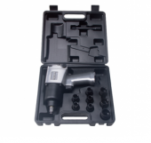 RT-5272K 1/2" Ударный пневматический гайковерт с набором ударных головок в кейсе RT-5272K 1/2" Ударный пневматический гайковерт с набором ударных головок в кейсе