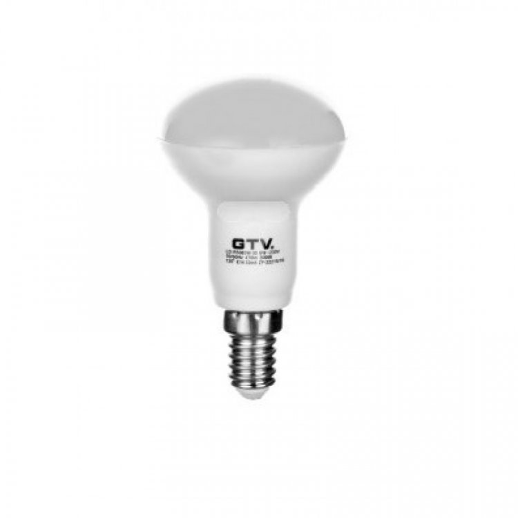 Лампочка светодиодная E14, R50, SMD 2835, 3000K, 6W, AC220-240V, 120град, 470lm, 52mA