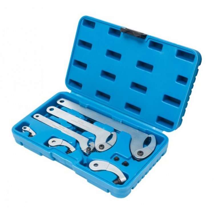 Набор ключей для шлицевых гаек,  8пр. (35 - 120мм)