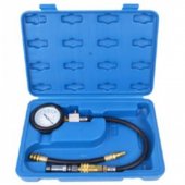 Компрессометр для бензиновых двигателей (0-21bar)4 пр. в кейсе. Компрессометр для бензиновых двигателей (0-21bar)4 пр. в кейсе.
