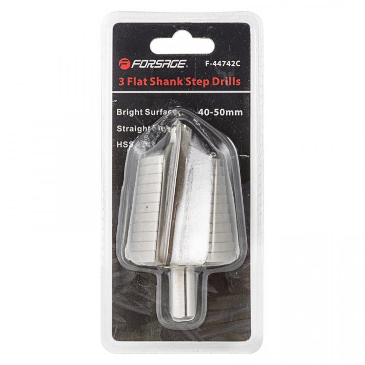 Сверло ступенчатоеHSS4241( 40-50мм)в блистере