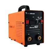 Cварочный аппарат Мастер 162 - Высокая стабильность тока (всегда высокое качество шва). Горячий старт, форсаж дуги, антизалипание. Работает от 140В. MMA, панельные розетки 35 мм2, напряжение питания: 220В±15%, Диапазон сварочного тока: 20-160А, ПВ: 1