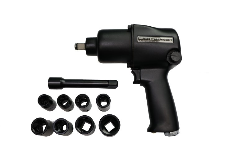 Гайковерт пневматический 1/2, 780 Нм с комплектом ударных головок Гайковерт пневматический 1/2, 780 Нм с комплектом ударных головок