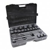 Набор инструментов ударных 3/4", 6гр., 23 пр. (17,19,21,22,24,27,30,32-36,38,41,46,50,55,60,65мм), кейсе Набор инструментов ударных 3/4", 6гр., 23 пр. (17,19,21,22,24,27,30,32-36,38,41,46,50,55,60,65мм), кейсе