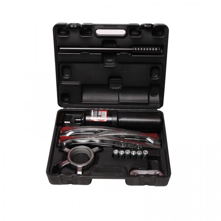 Съемник двух-трехлапый переставной гидравлический 20т(Ø захвата:100-350мм,мах. глубина захвата-205мм,ход штока-70мм)в кейсе